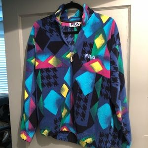fleece jacket fila